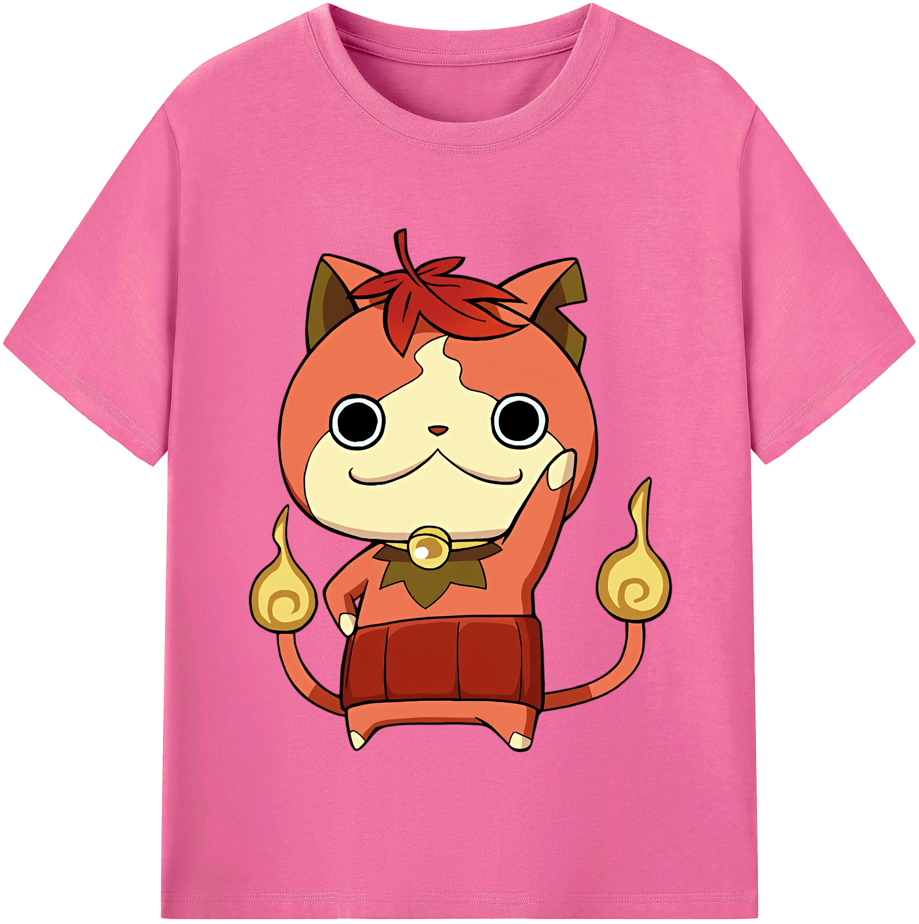 （画像用） 妖怪ウォッチ Yo-kai Watch レディースカジュアルプリントTシャツ（綿100％）